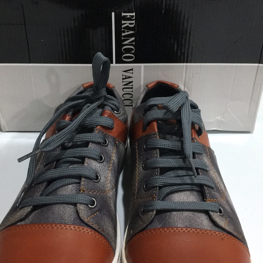Franco vanucci men’s low top sneakers